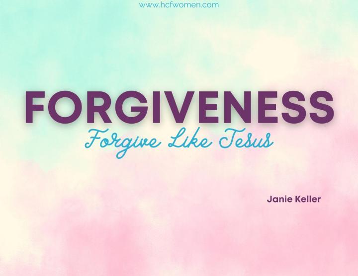 Forgive like Jesus